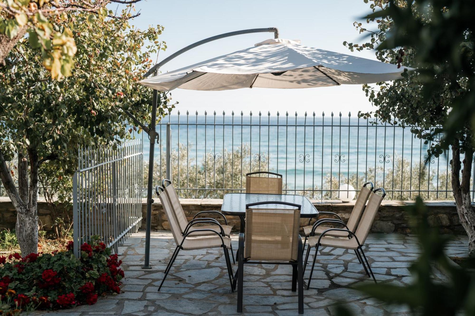 Aegean View Villa Loutra Elevtheron エクステリア 写真