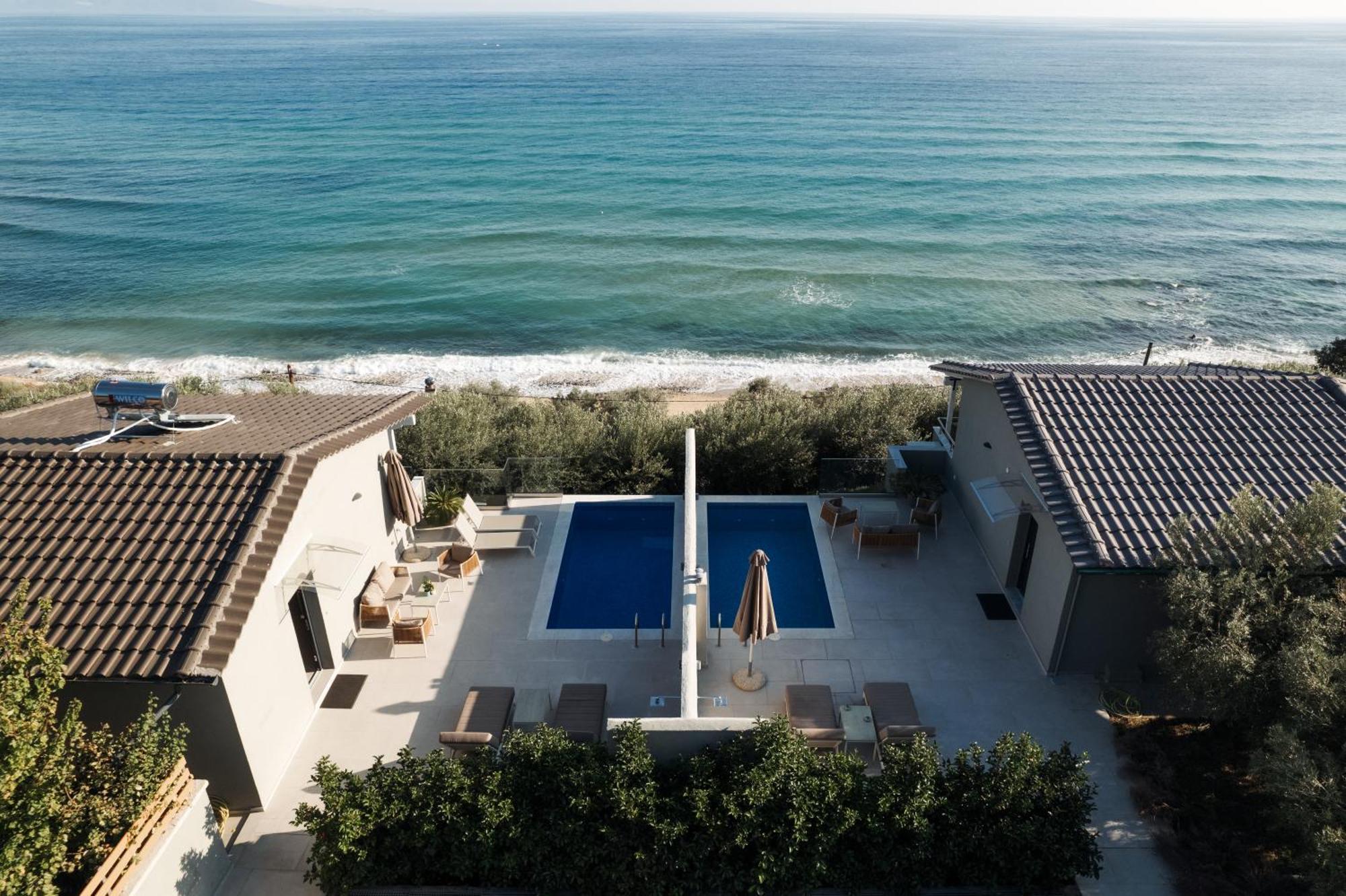 Aegean View Villa Loutra Elevtheron エクステリア 写真