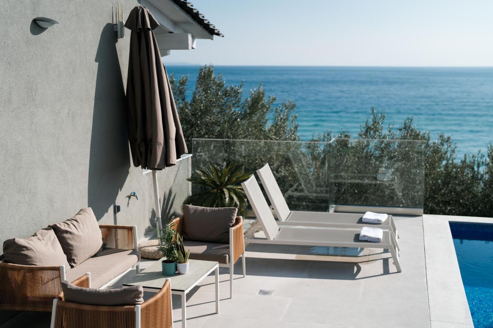 Aegean View Villa Loutra Elevtheron エクステリア 写真