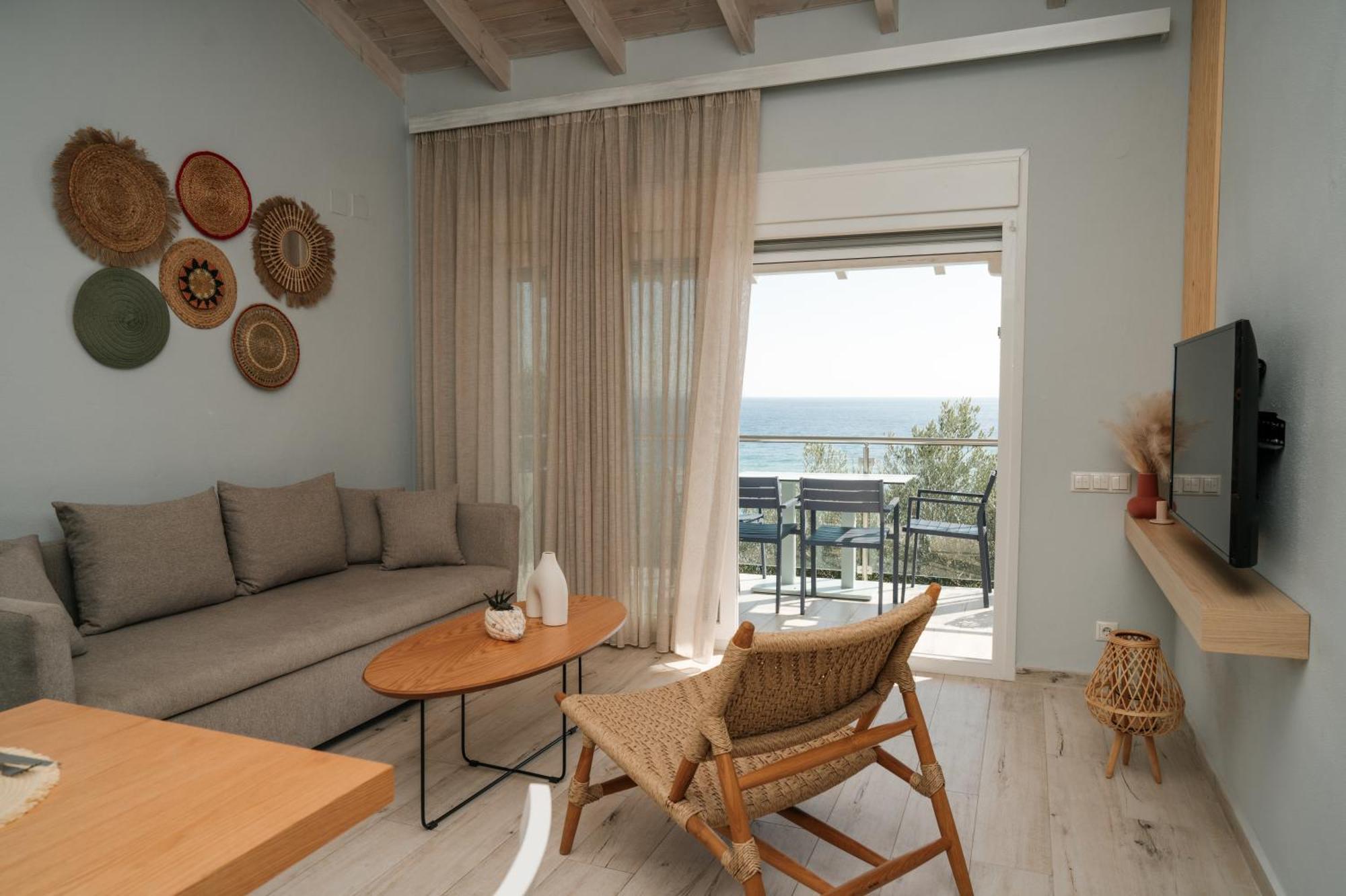 Aegean View Villa Loutra Elevtheron エクステリア 写真